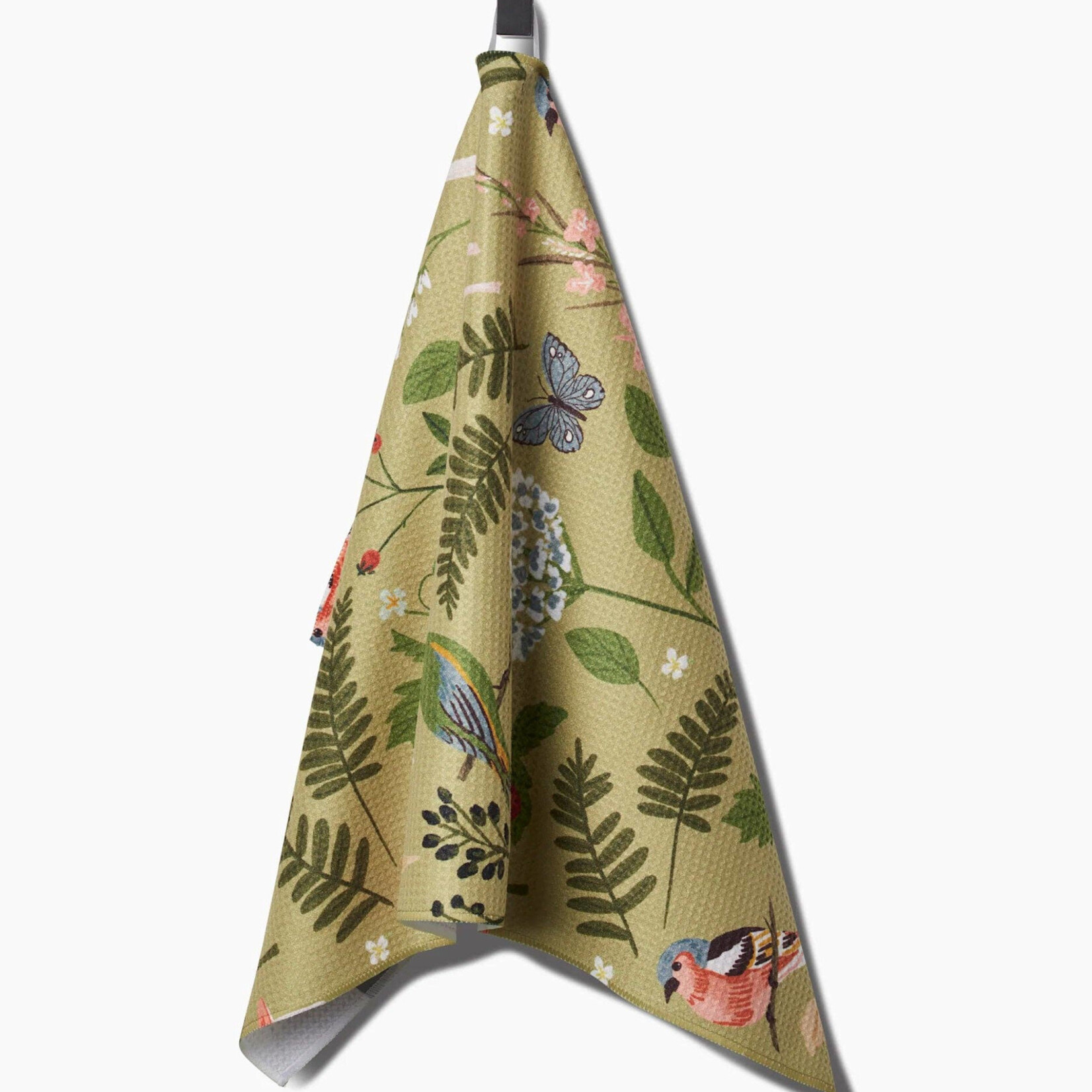 Geometry Good Green Earth Tea Towel | Geometry