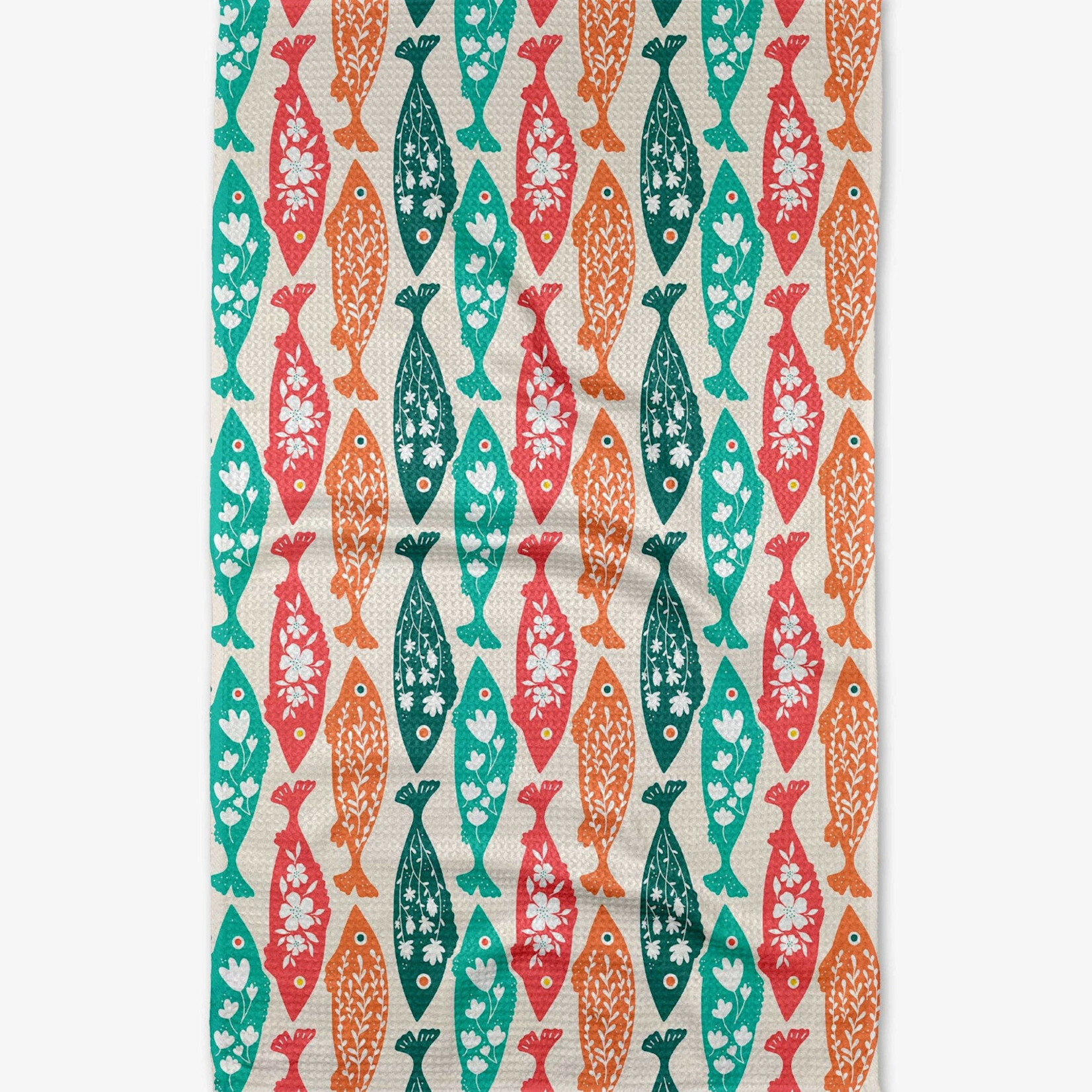 Geometry Swedish Fish Tea Towel | Geometry