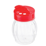 Tablecraft Cheese shaker, red, 6 oz