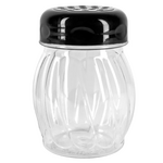 Tablecraft Cheese shaker, black, 6 oz