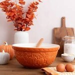 Mason Cash Pumpkin Size 12 Orange Mixing Bowl | Mason Cash