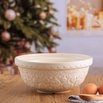 Mason Cash Deck The Halls Size 18 Cream Mixing Bowl