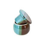 Clay in Motion Butter Crock - Ocean Tide