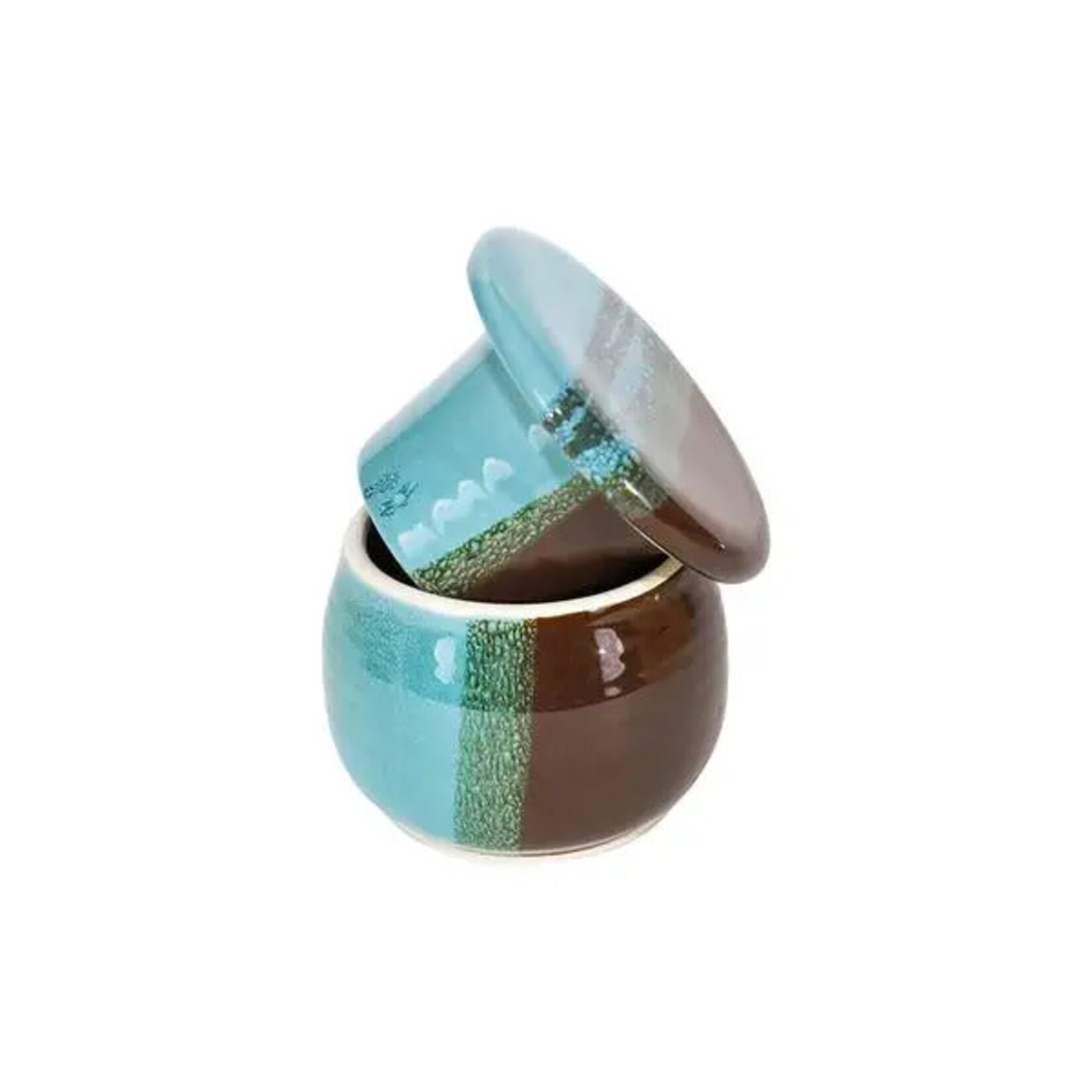 Clay in Motion Butter Crock - Ocean Tide