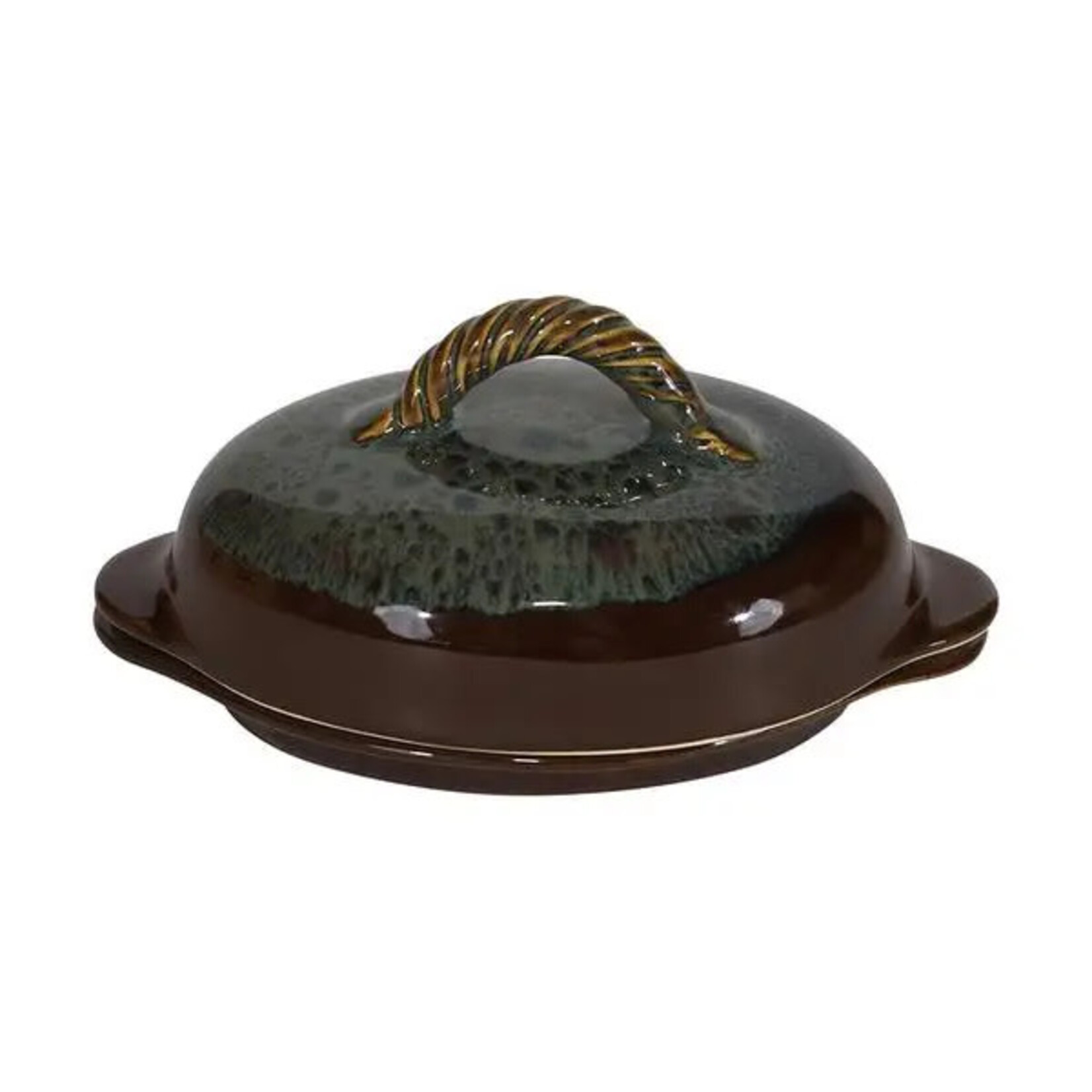 Clay in Motion Covered Butter Dish - Mocha