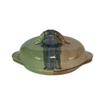 Clay in Motion Covered Butter Dish - Mountain Meadow