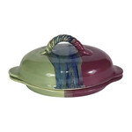 Clay in Motion Covered Butter Dish - Mossy Creek