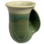 Clay in Motion The Original Handwarmer Mug - Grasslands / Right Hand