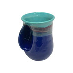 Clay in Motion The Original Handwarmer Mug - Mystic Water / Left Hand