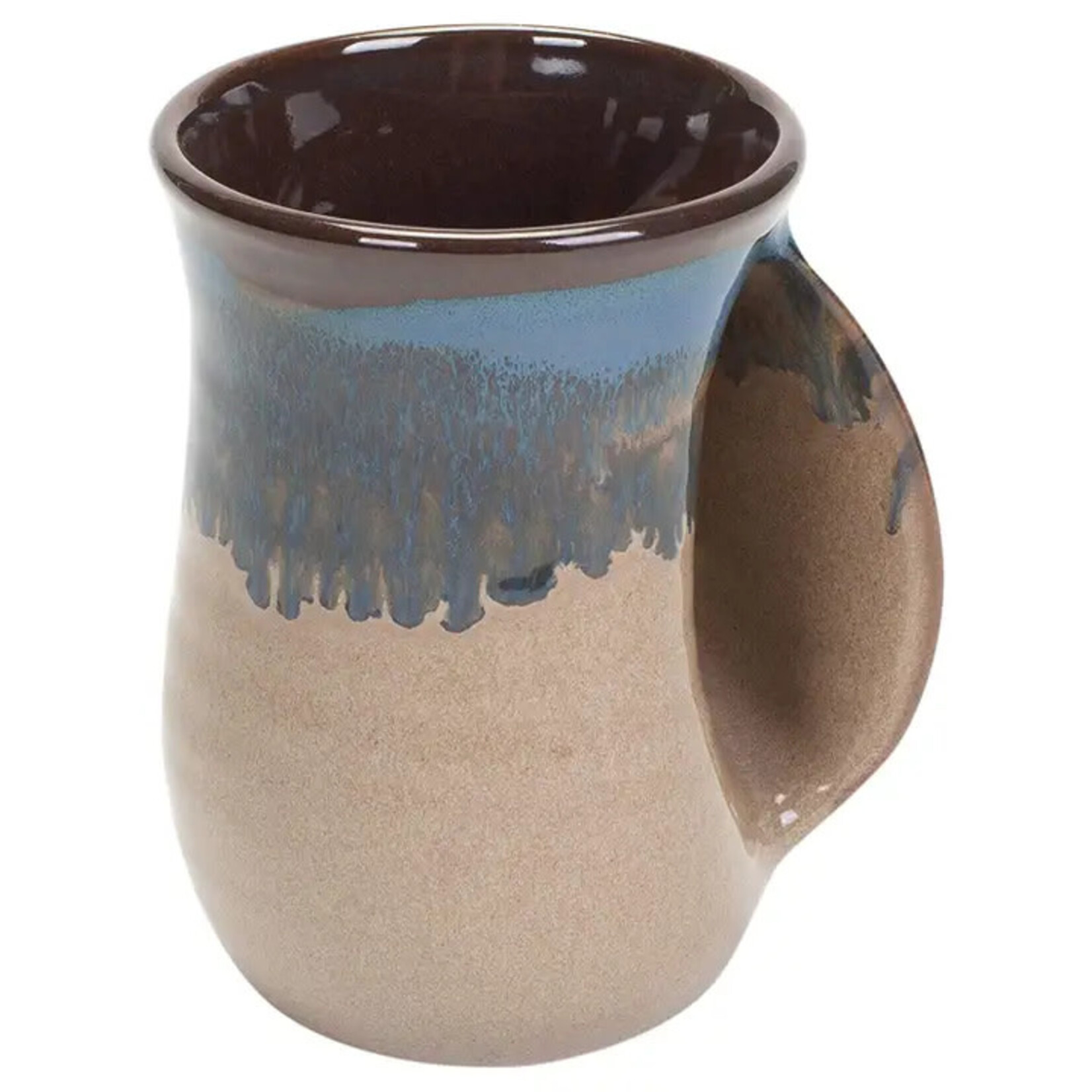Clay in Motion The Original Handwarmer Mug - Mudslide / Right Hand