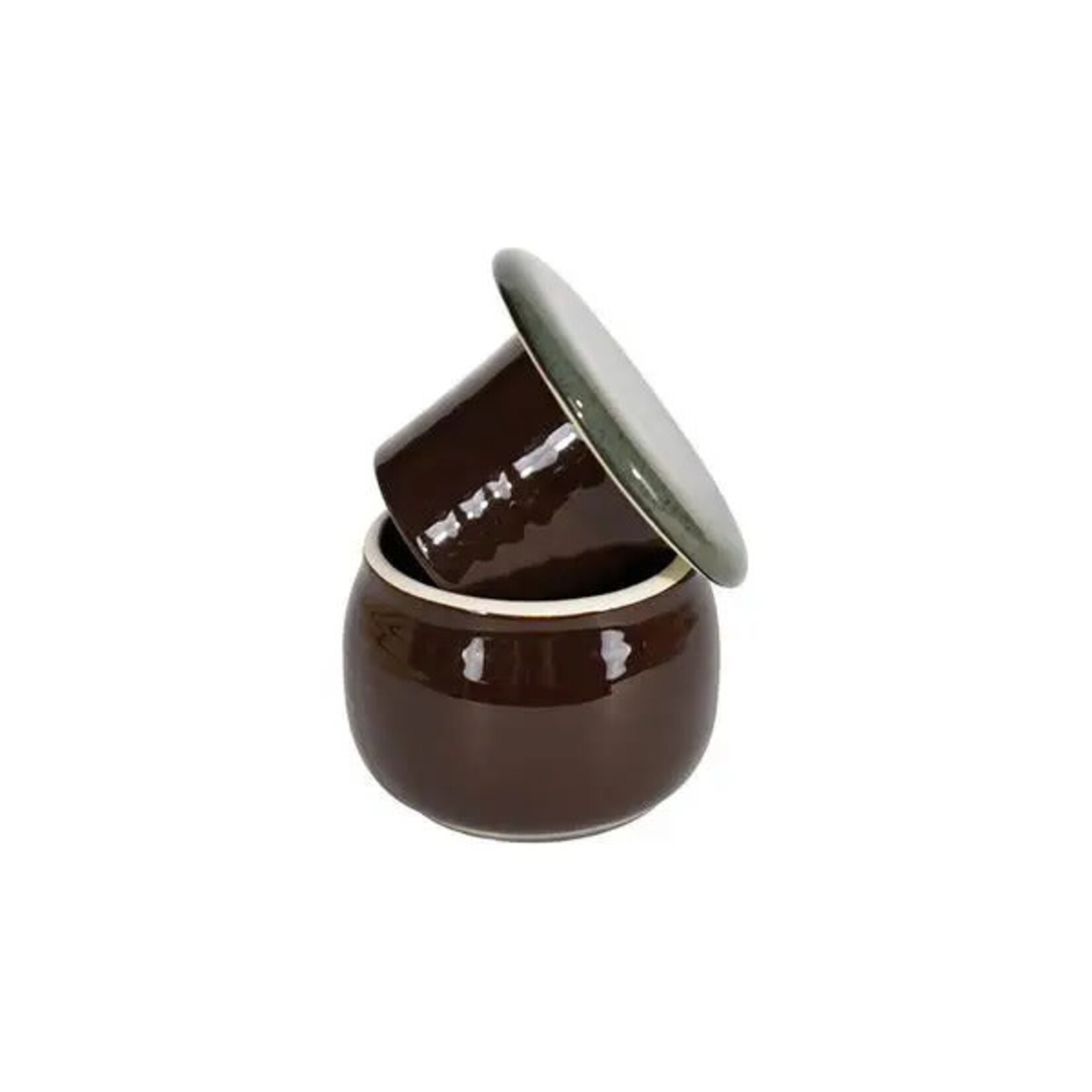Clay in Motion Butter Crock - Mocha