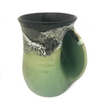 Clay in Motion The Original Handwarmer Mug - Midnight Priaire / Right Hand