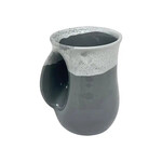 Clay in Motion The Original Handwarmer Mug - Snowcap / Left Hand