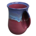Clay in Motion The Original Handwarmer Mug - Purple Passion / Right Hand