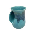 Clay in Motion The Original Handwarmer Mug - Raging Rapids / Left Hand