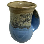 Clay in Motion The Original Handwarmer Mug - Sandy Beach / Right Hand