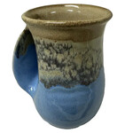 Clay in Motion The Original Handwarmer Mug - Sandy Beach / Left Hand