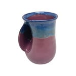 Clay in Motion The Original Handwarmer Mug - Purple Passion / Left Hand