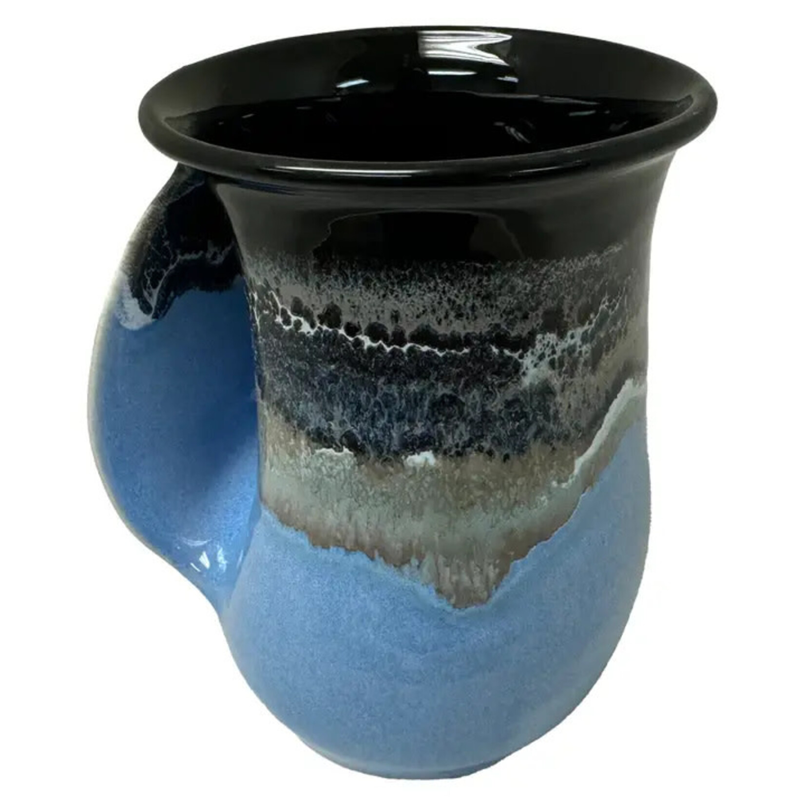 Clay in Motion The Original Handwarmer Mug - Pacific Chill / Left Hand
