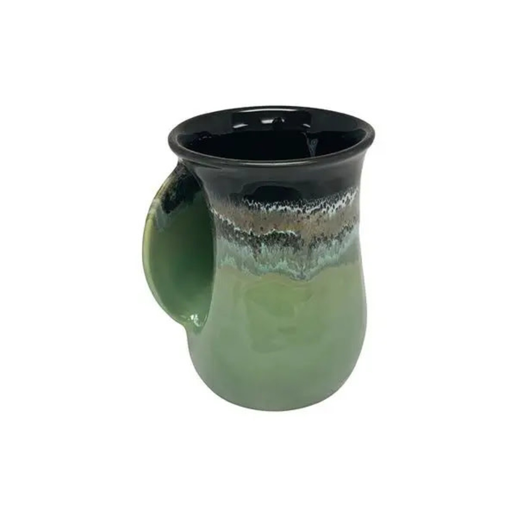 Clay in Motion The Original Handwarmer Mug - Midnight Priaire / Left Hand