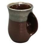 Clay in Motion The Original Handwarmer Mug - Mocha / Right Hand