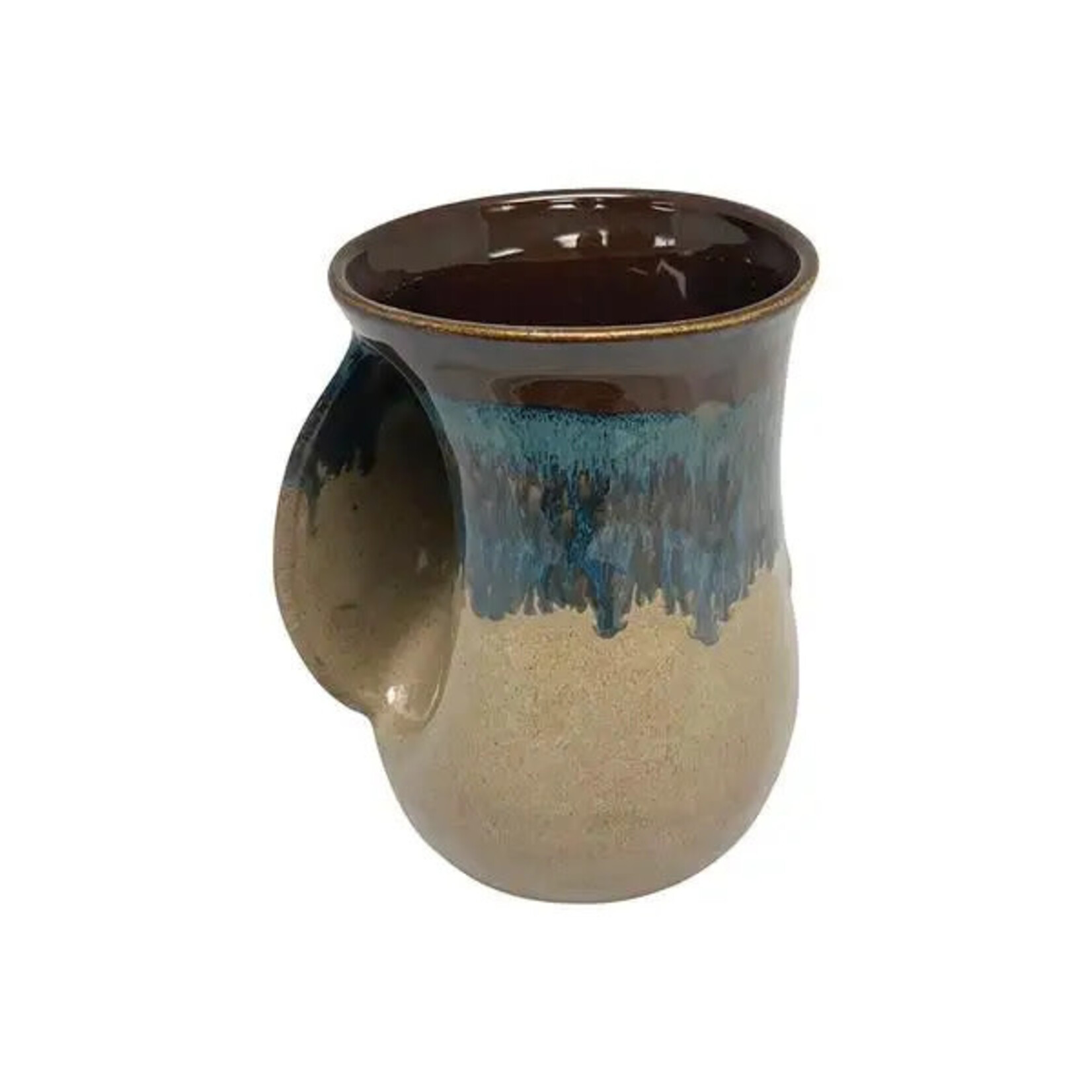 Clay in Motion The Original Handwarmer Mug - Mudslide / Left Hand