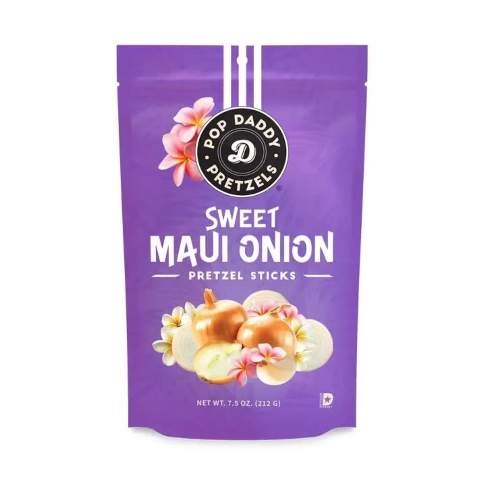 Pop Daddy Snacks Seasoned Pretzels - 7.5oz - Sweet Maui Onion