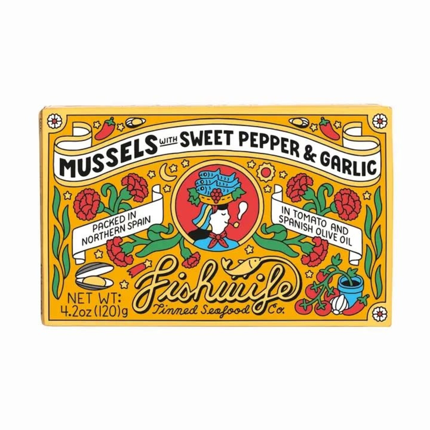 Fishwife Mussels with Sweet Pepper & Garlic