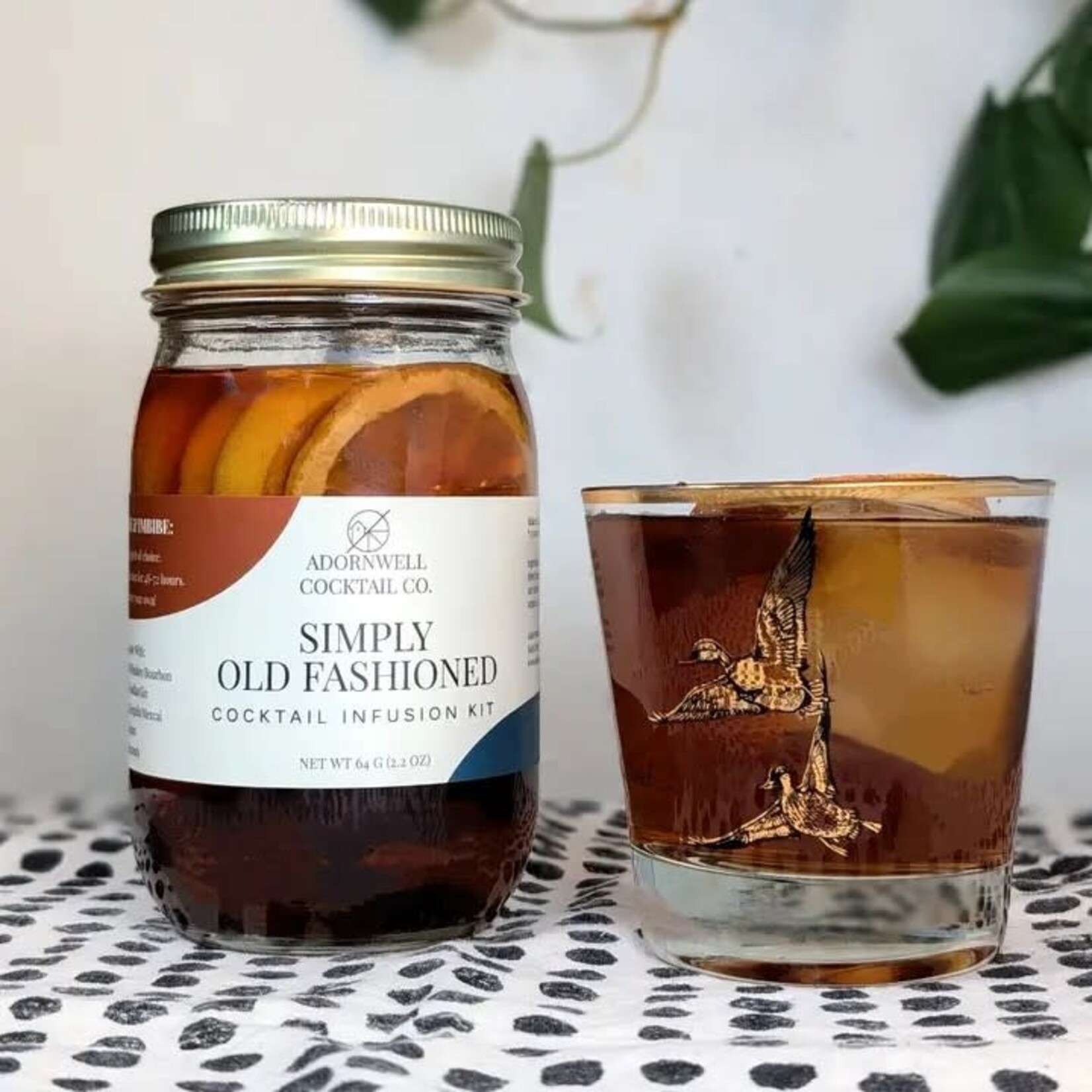 Adornwell Cocktail Co. Simply Old Fashioned Cocktail Infusion Kit