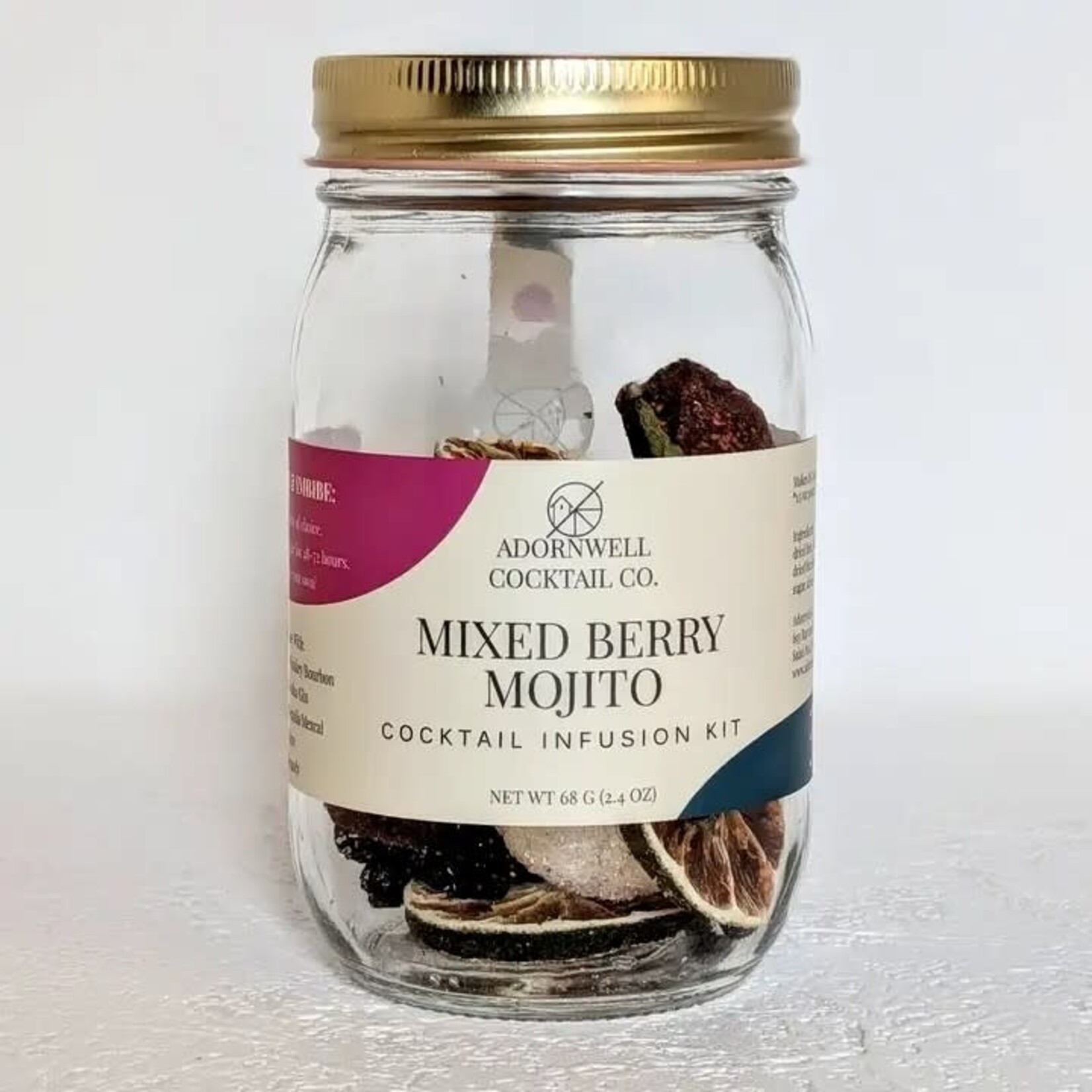 Adornwell Cocktail Co. Mixed Berry Mojito Cocktail Infusion Kit