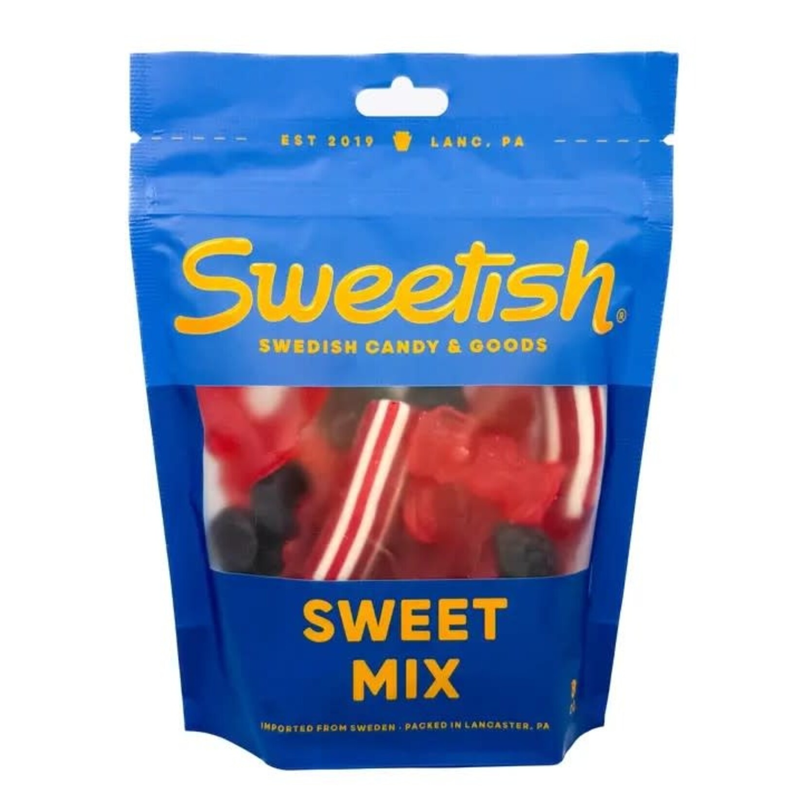 Sweetish- Swedish Candy Wholesale Sweetish Signature Sweet and Sour Mix 1/2lb Bag