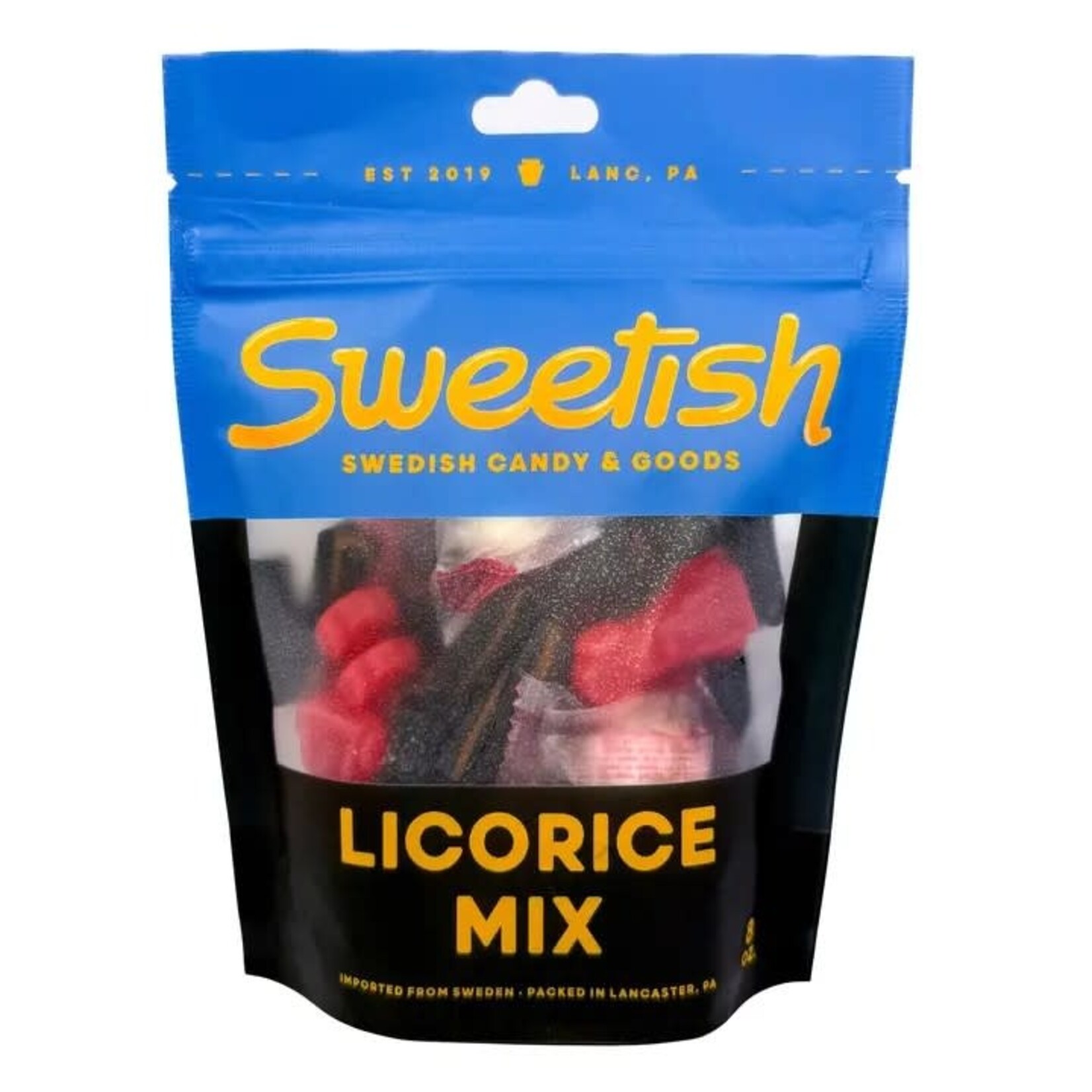 Sweetish- Swedish Candy Wholesale Sweetish Signature Licorice Mix 1/2lb Bag