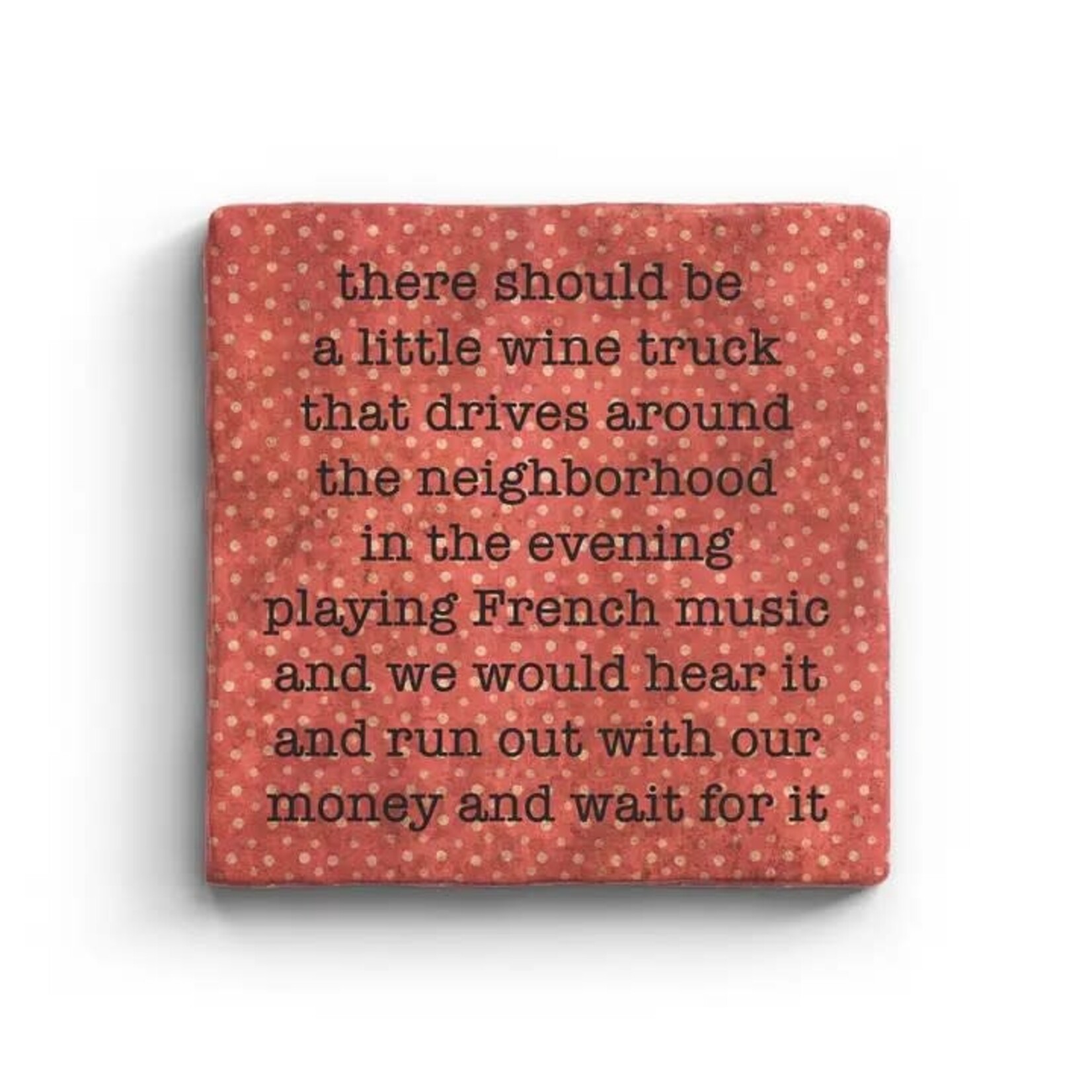 Paisley & Parsley Wine Stopper - Marble Coaster
