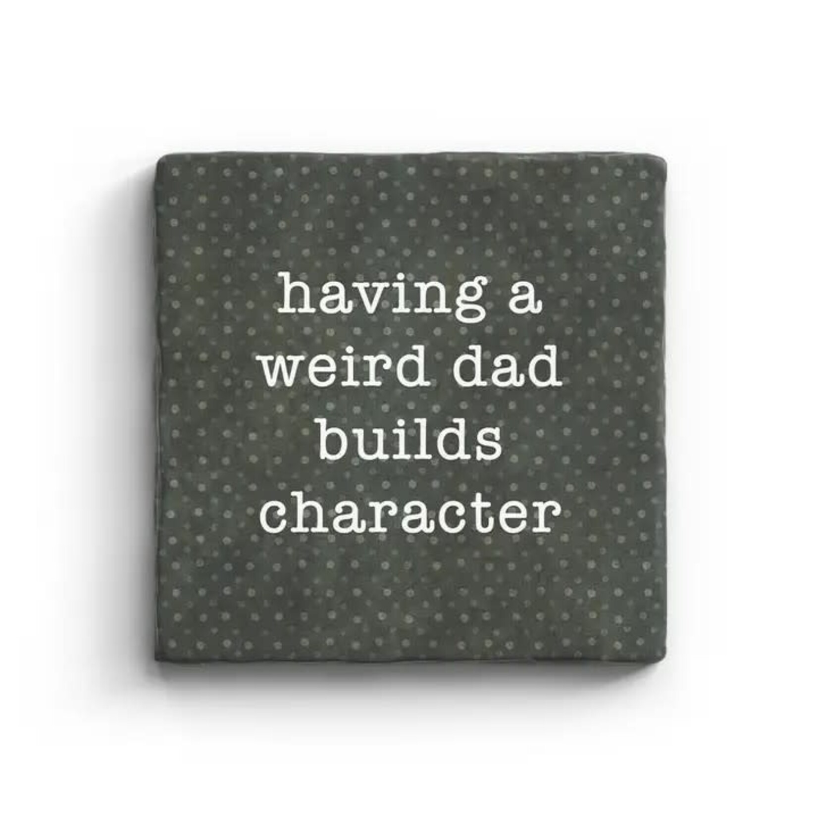Paisley & Parsley Weird Dad - Marble Coaster