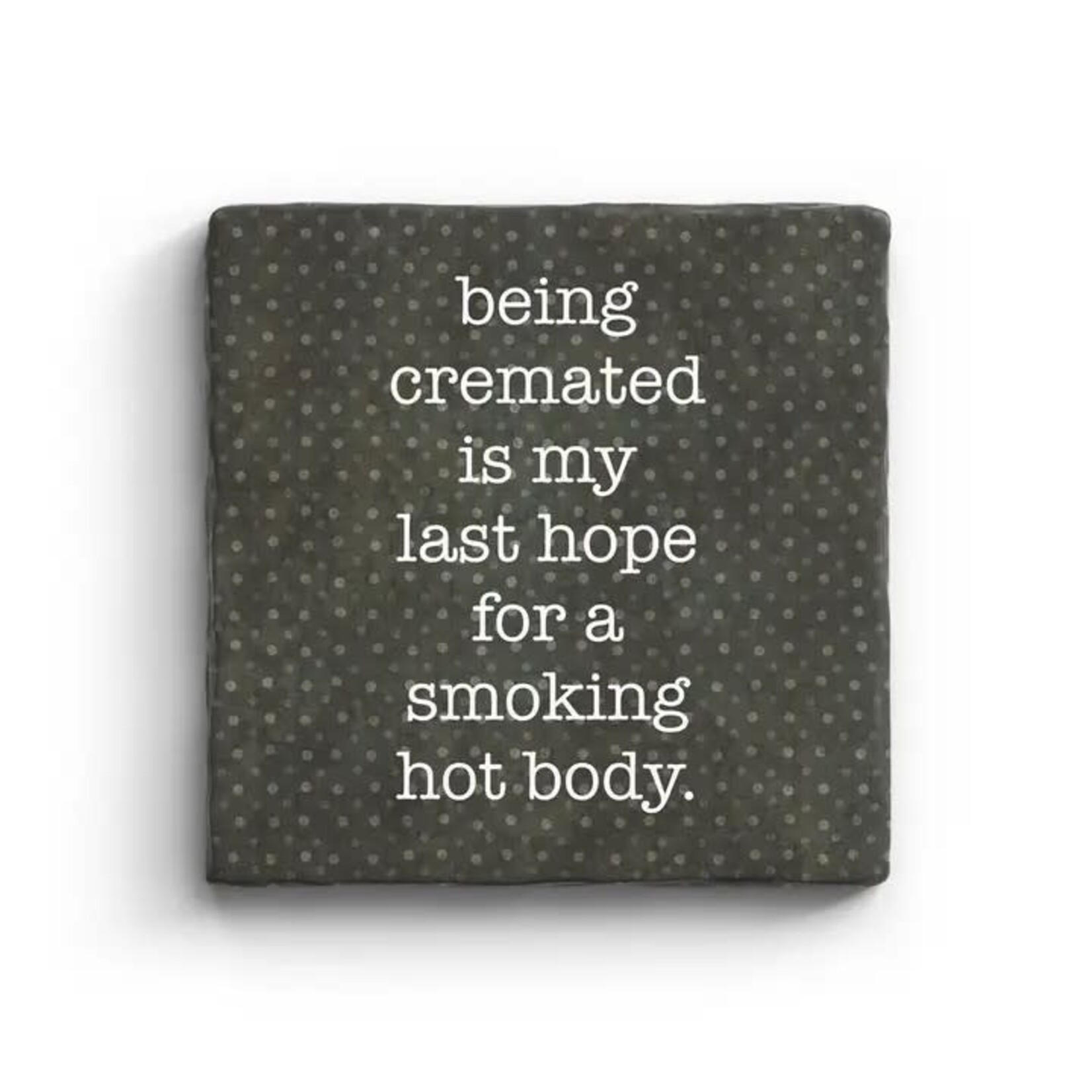 Paisley & Parsley Smoking Hot Body - Marble Coaster