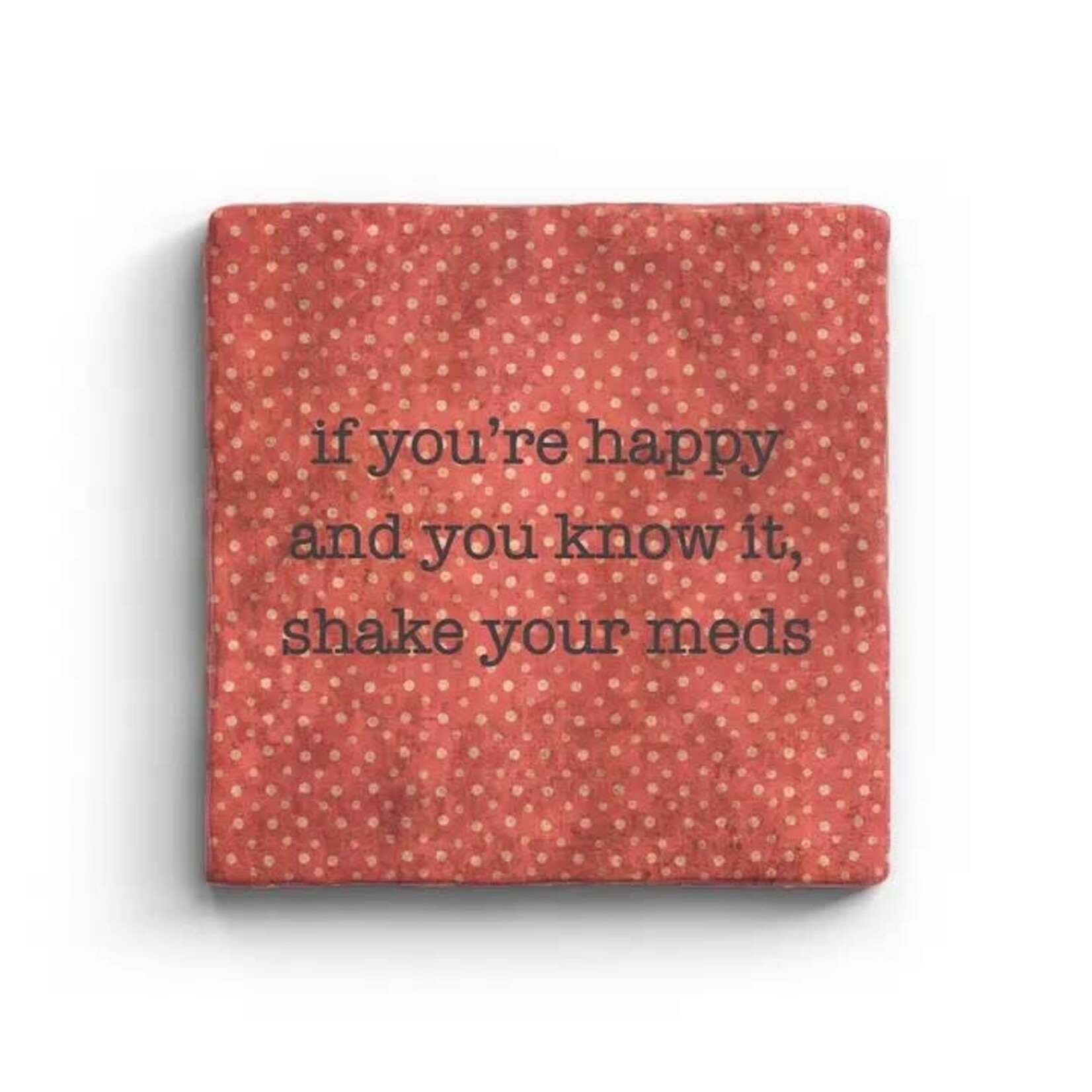 Paisley & Parsley Shake Meds - Marble Coaster