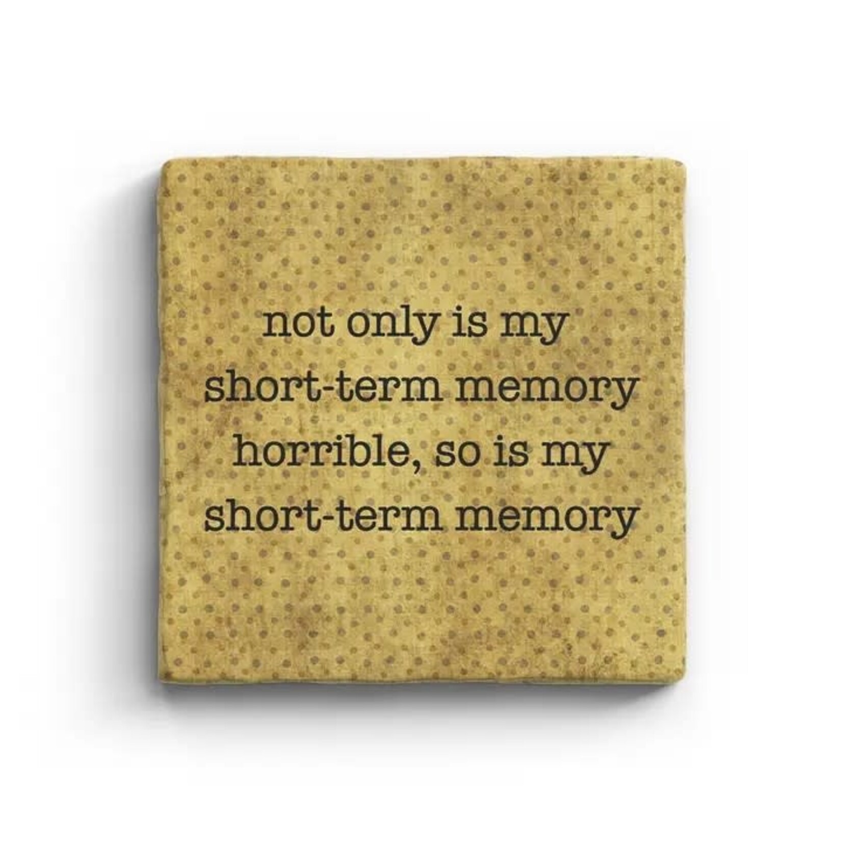 Paisley & Parsley Short-Term Memory - Marble Coaster