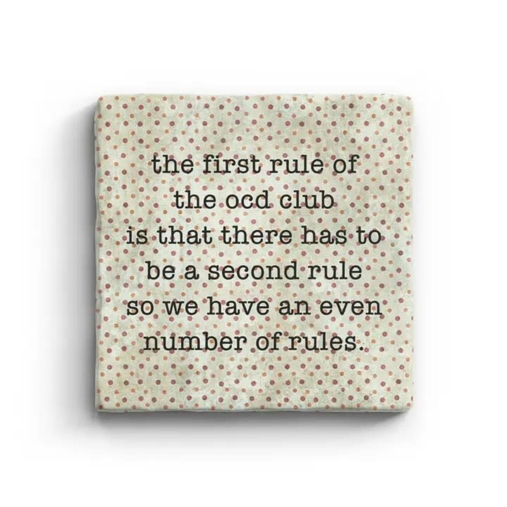 Paisley & Parsley OCD Club - Marble Coaster