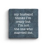 Paisley & Parsley Married Me - Marble Coaster