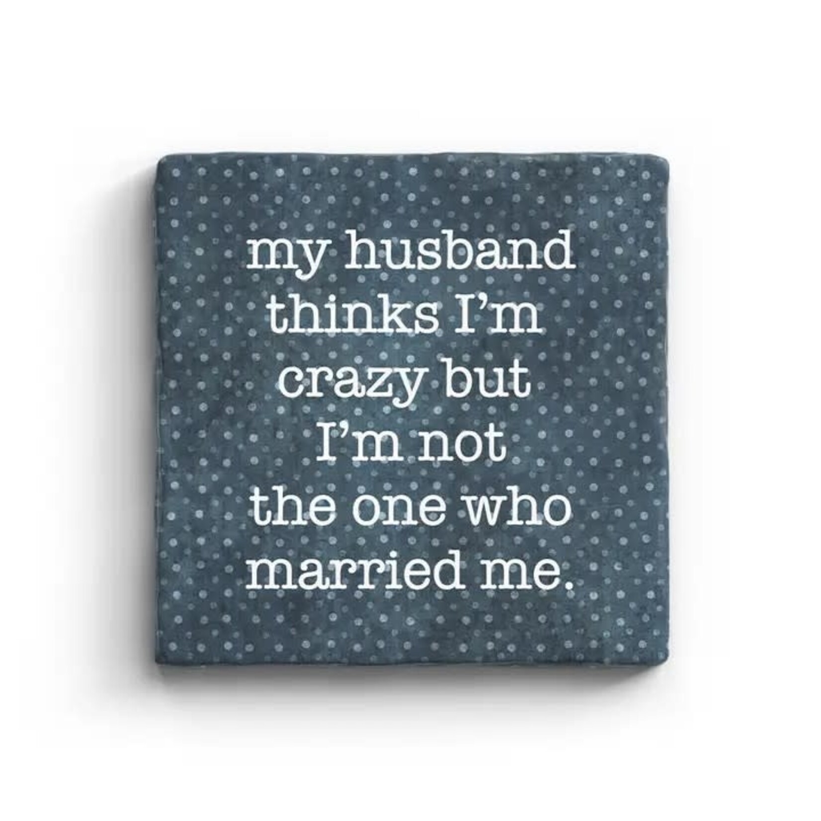 Paisley & Parsley Married Me - Marble Coaster