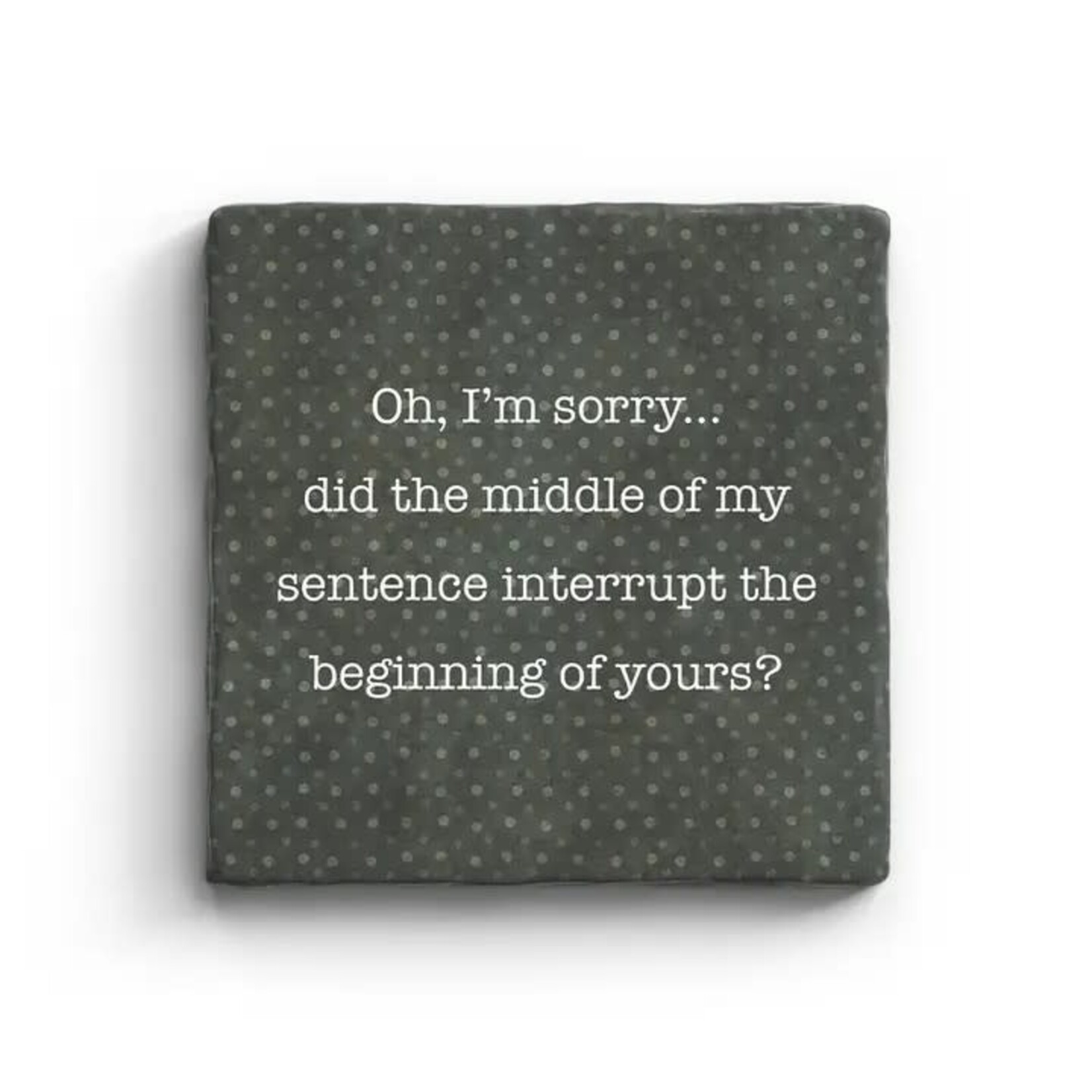 Paisley & Parsley Interrupt - Marble Coaster