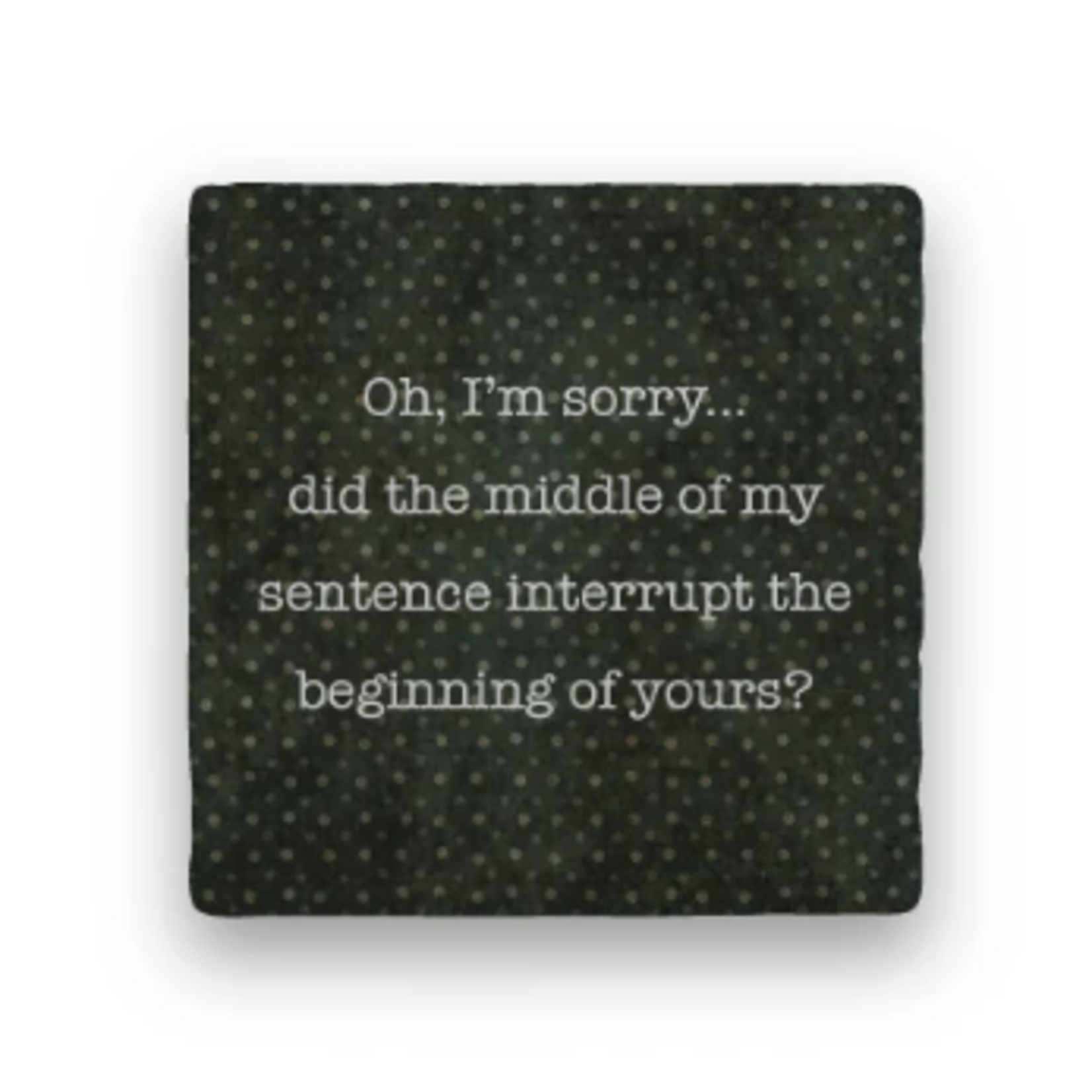 Paisley & Parsley Interrupt - Marble Coaster