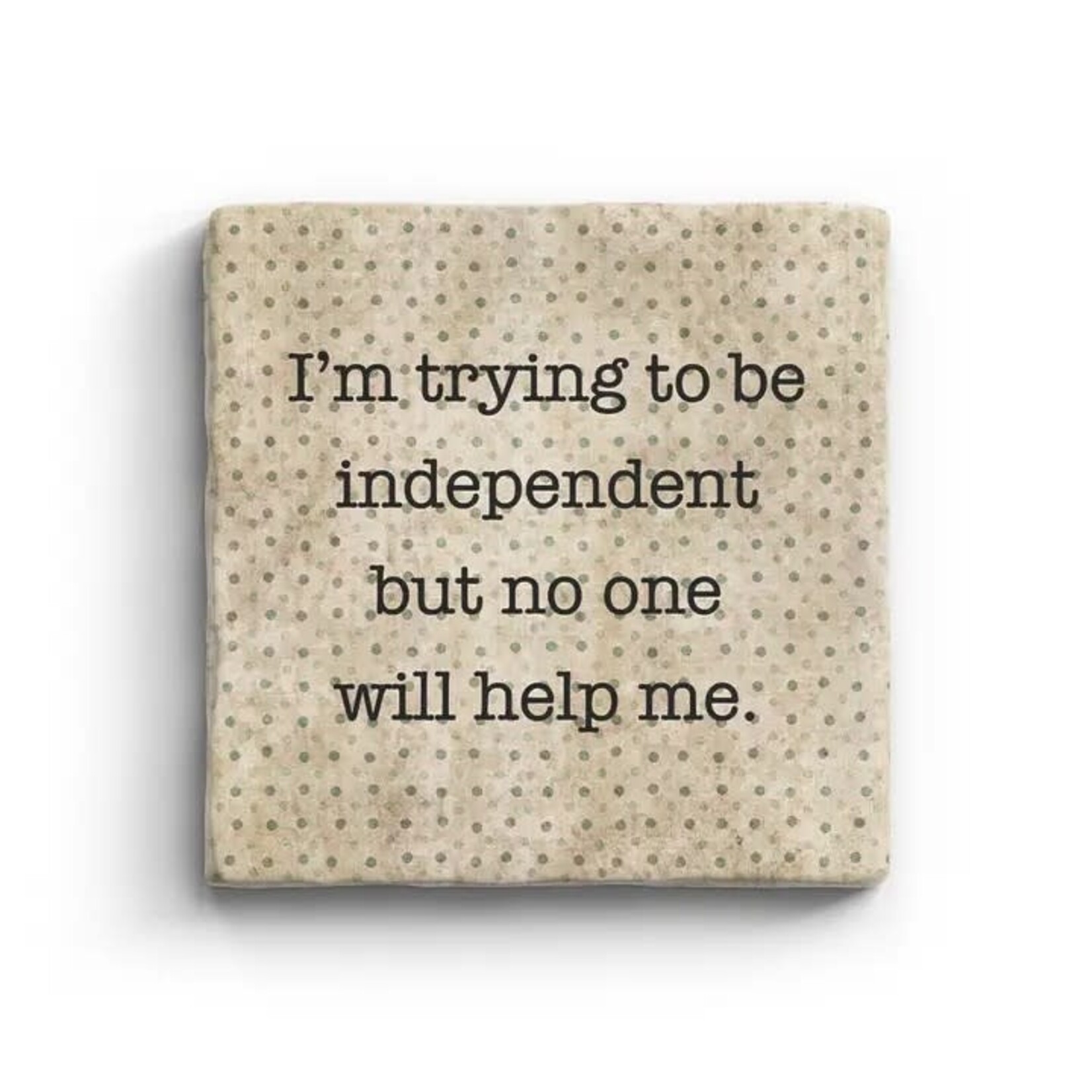 Paisley & Parsley Independent - Marble Coaster