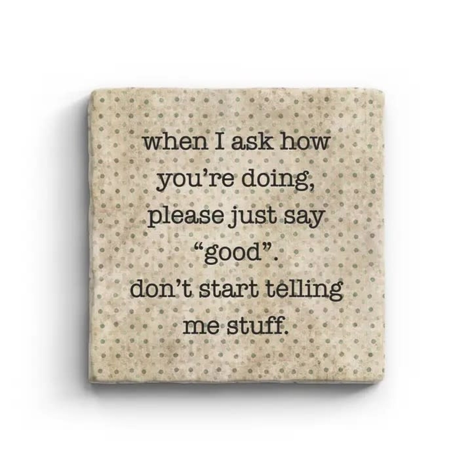 Paisley & Parsley Good - Marble Coaster