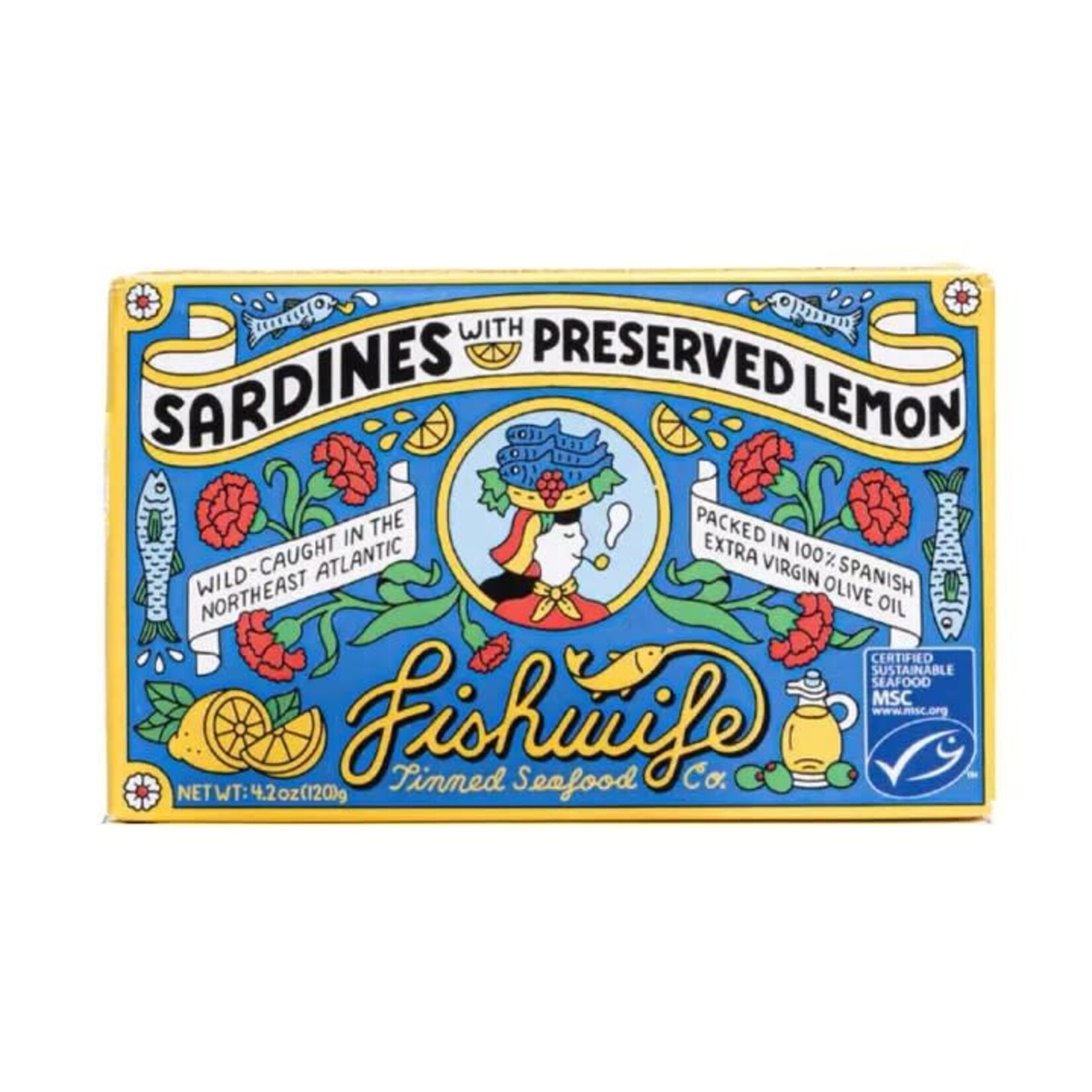 Fishwife Sardines with Preserved Lemon