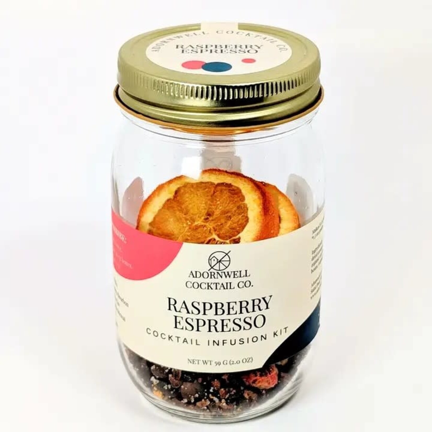 Adornwell Cocktail Co. Raspberry Espresso Cocktail Infusion Kit