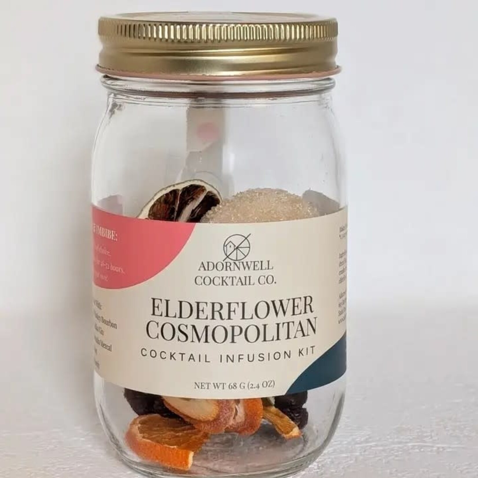 Adornwell Cocktail Co. Elderflower Cosmopolitan Cocktail Infusion Kit