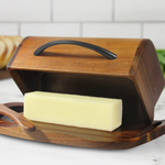 Butterie Wood Butterie, Acacia Matte Black Handle