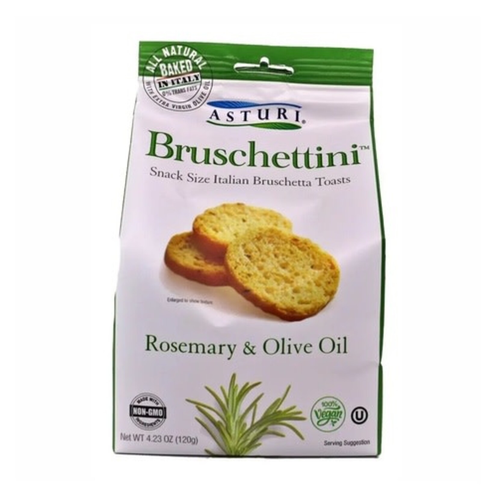 Wholesome Good Asturi Rosemary & Olive Oil Bruschettini 4.23 oz