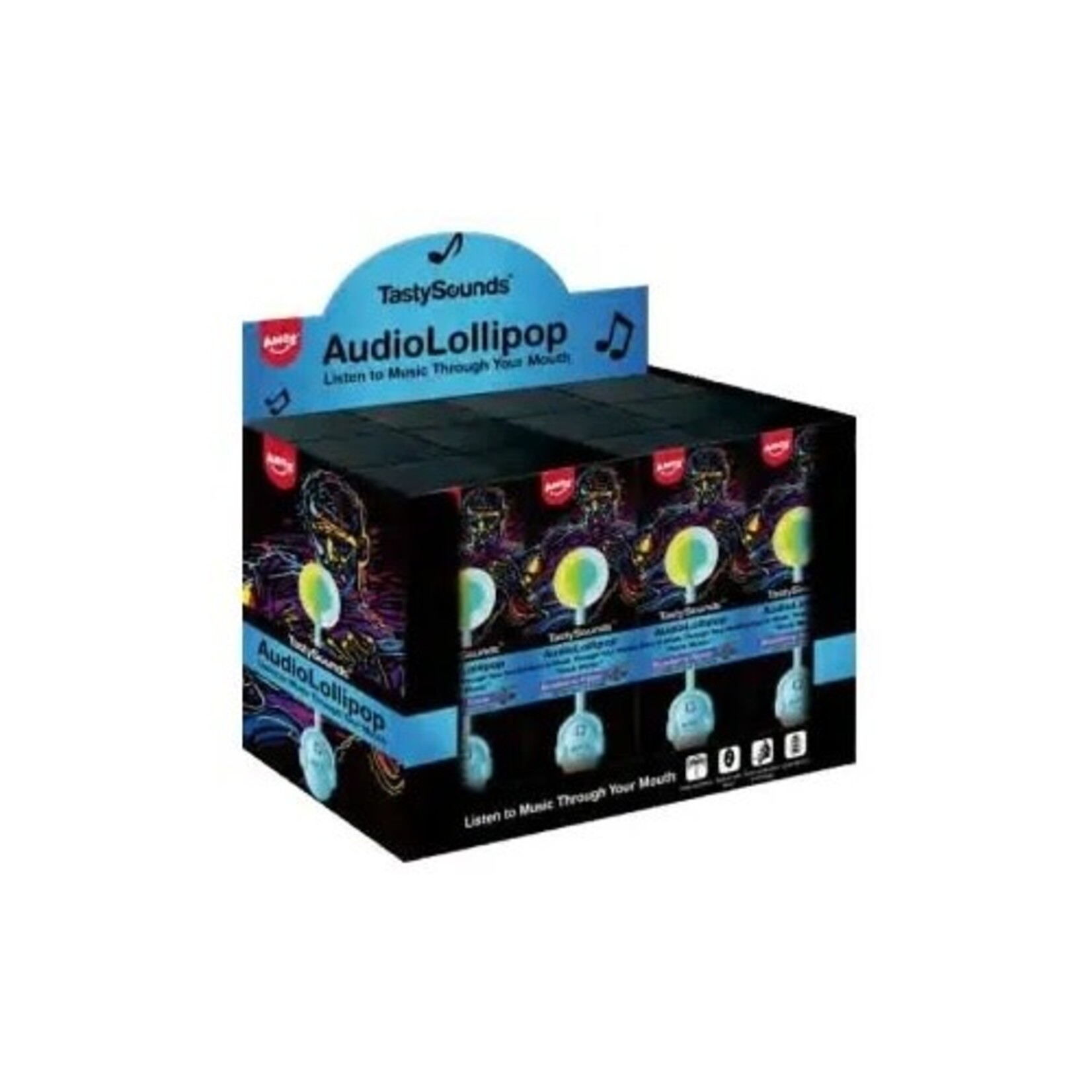 Grandpa Joes Tasty Sounds Lollipop Blueberry/Dance